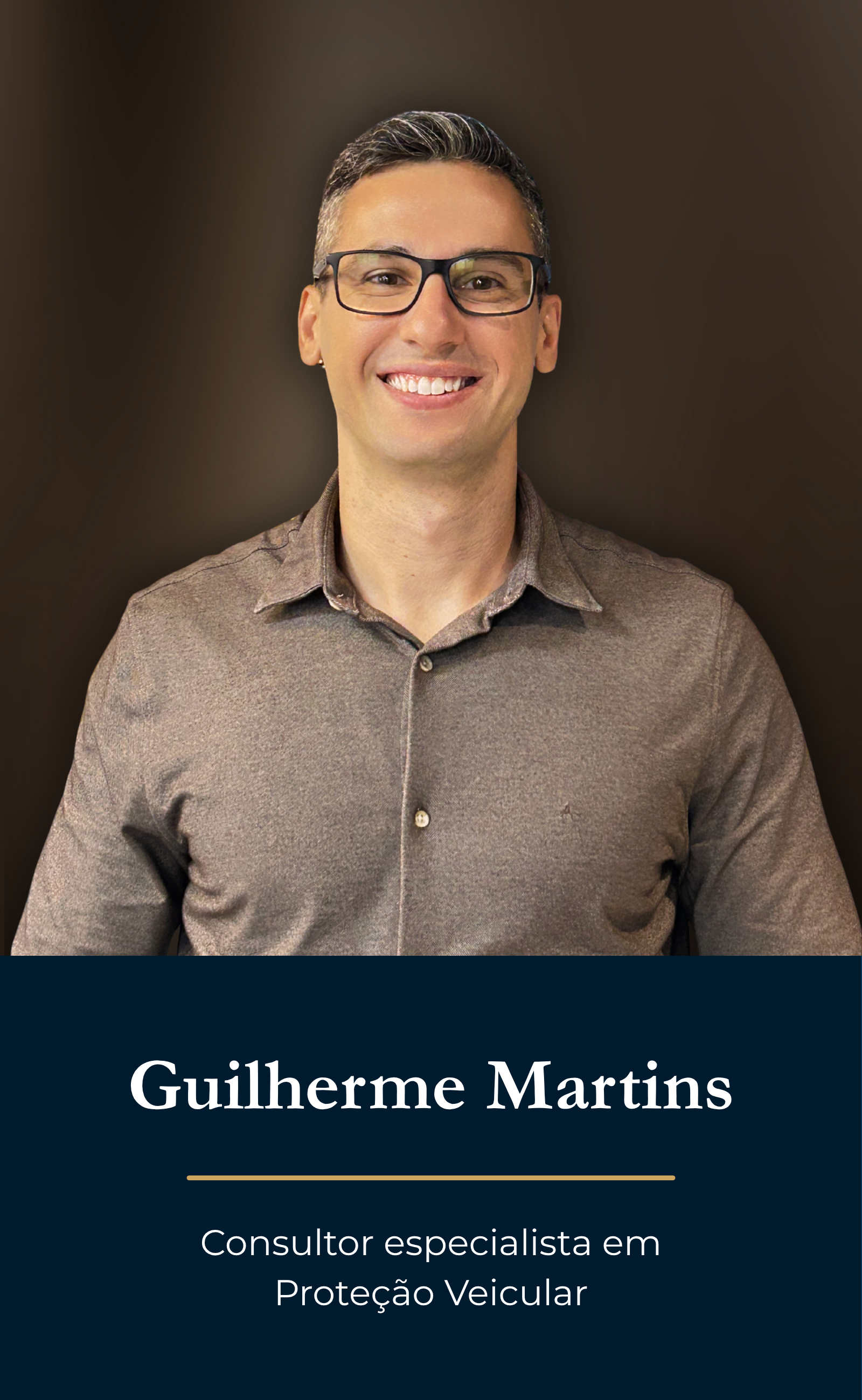 Card de biografia de Guilherme