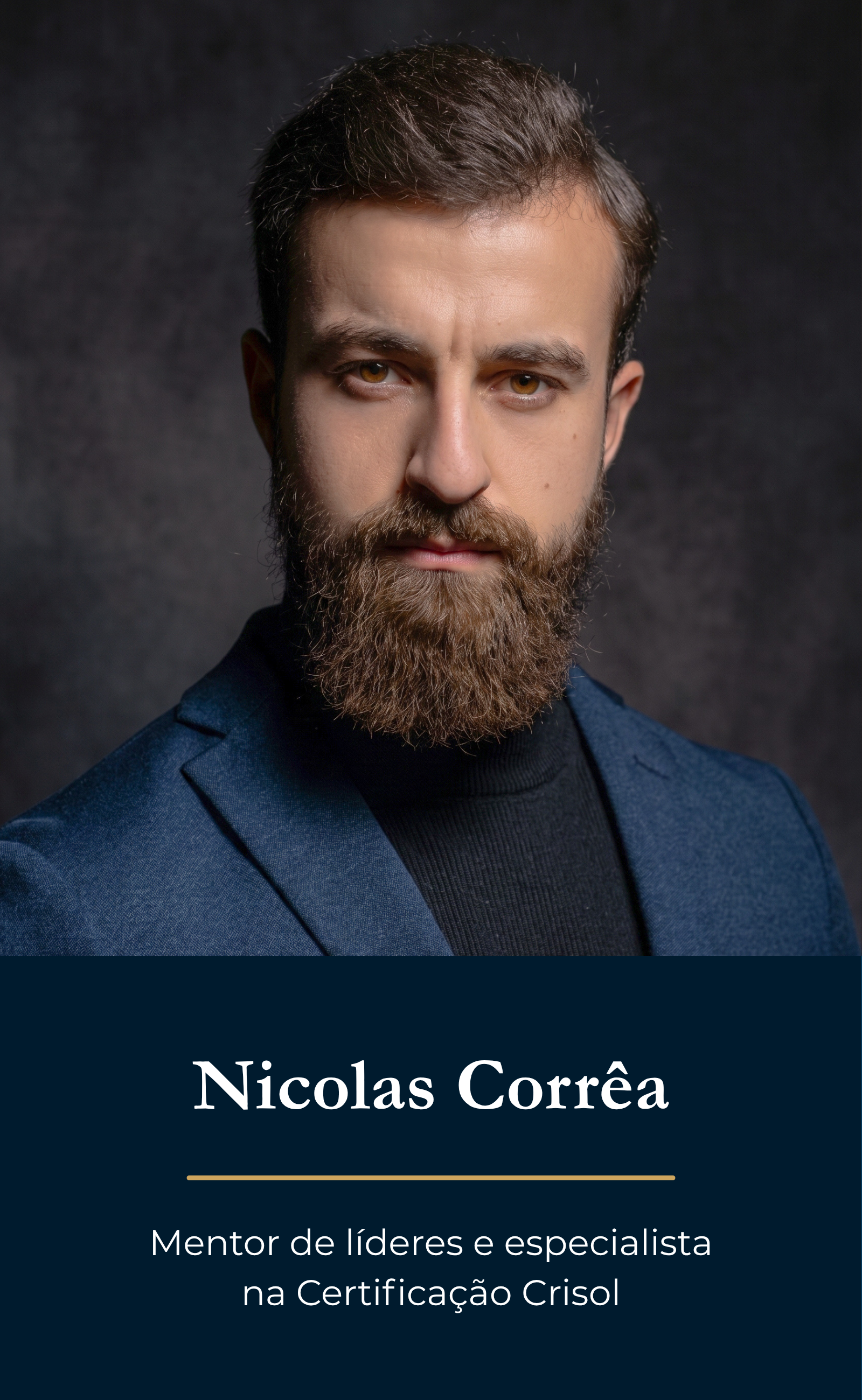 Card de biografia de Nicolas